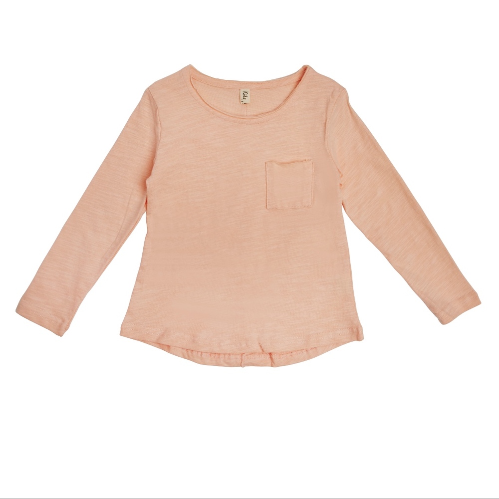 Basic Long Sleeve Round Neck Cotton T-Shirt